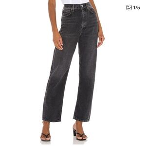 Agolde 90s Jean Washed Black Sz 31